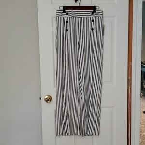 Striped work pants